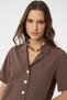 Coffee Shirt Shorts Women's Set - 4