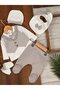 High-Quality Cotton Striped Baby Boy 5-Piece Hospital Discharge Set - 4