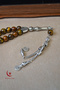 33-Piece Men's Prayer Beads with Tiger Eye Stone - Energy Stone, Wooden Box - 4
