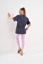 Women's Oversize T-Shirt Front Face Printed - 4