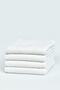 White Hotel Towel 6 Pieces, 200 Gram Hand Towel, 100% Cotton 1stQuality 50x90 cm for Home and Hotel - 4