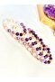 Natural Stone Bracelet Certified. Amethyst, Lepidolite, Pink Quartz, Crystal Quartz - 4