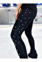 Shinora Ice Skating Tights (Black Stone Detailed) - 2
