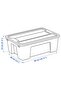 Samla Transparent Storage Container 11 Lt 40102978 - 3