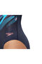 Speedo Digi Plmt Mdlt Af Navy Women's Swimming Suit 8-00305518178 Navy Blue - 5