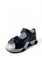 241 Orthopedic 100% Genuine Leather Boy's Preschool Navy Blue Corset Sandals - 3