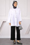 White Front Tie Kimono - 3