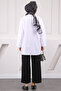 White Front Tie Kimono - 4