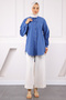 Modal Shirt with Indigo Stone Buttons - 3