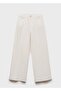 Straight Cut Cotton Trousers - 3