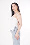 Yırtmaçlı Crop Bluz - 5