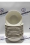 Porcelain Sand Beige Plain 13 cm (Small) 12 Pieces Soup Bowl