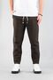 Men's Jogger Linen Pants Elastic Waist Drawstring Cotton Casual Boyfriend Pants Brown - 3
