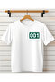 Printed Crew Neck - White T-Shirt (Price Is for One Piece)