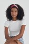 Women's Trend Style Cotton Combed Cotton, Anti-Slip, Soft, Flexible, Hair Band Bandana - 9