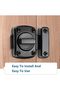 GZGXKJ Bathroom Latch Rotate Bolt Gate Latch Door Lock, Additional Fixed Anti-Theft Lock for Left an - 7
