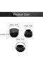MroMax 50Pcs 0.75" OD Plastic Round Plugs Black Tubing End Cap Inserts for Metal Tubing and Fences P - 4