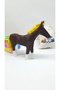 3D Horse and Unicorn Puzzle with Magnet 3D Horse Magnet Puzzle (Brown)
