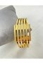 Steel Rib Bracelet Gold Color - 3