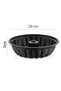 Enamel Cake Mold - Non-Stick Black Enamel Cake Mold 29 cm 721669 - 4