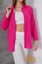 Women's Oversize Flared Linen Shirt – Summer, Single Pocket, Comfortable and Stylish Design - 3