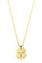Clover Necklace - 45cm - Gold - 2