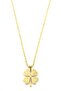 Clover Necklace - 45cm - Gold