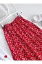 Colorful Floral Viscose Skirt - 6