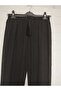 Slim, summer, viscose cotton high waist, 2-pocket pants - 3
