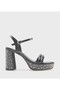 Nine West Lamarcia Embellished Platform Heel Sandals - 4