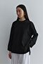 Thick Folded Sweatshirt Black - 2