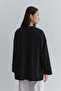 Thick Folded Sweatshirt Black - 6