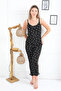 Fames Combed Cotton Lace Detail Strap Pjs Suit - 4