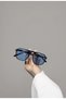 Colorful Glass Unisex Sunglasses Uv400 Filter Protection - 4