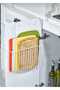 Metal Cutting Board Organizer with Hanger White - Magazine Holder Magazine Organizer - 3