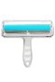 Animal Hair Collection Brush, Empty Button, Rectangular Shape, Blue