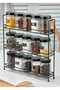 3-Tier Metal Stand 15-Piece Round Glass Jar Set, 3-Tier 15-Piece Spice Jar Set - 8