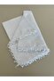 Handcrafted Hand Embroidered Solid Color Scarf Beaded Writing Yemeni Dowry Gift 100X100Cm