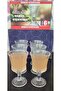 Coffee Side Glass 6 Pieces Crystallized 6 Pieces 60 Cc Volume 10 cm Height 6 cm Mouth Width