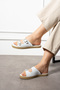 Summer Slippers - Double Buckle Double Tape Detailed Summer Slippers - Daily Slippers - 3
