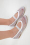 White Women's Ballerinas 20482 - 3