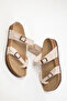 Beige Women's Slippers 20608 - 3