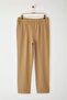 Bej Wideleg Baggy Rahat Kalıp More Sustinable Dokuma Kumaş Pantolon TMNSS25PL00009 - 6