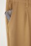 Bej Wideleg Baggy Rahat Kalıp More Sustinable Dokuma Kumaş Pantolon TMNSS25PL00009 - 7