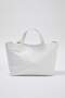 White Canvas Cloth Crossbody Women's Medium Shoulder Bag Twoss25Oc00007 - 5