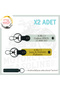 Name Plate and a Rh (-) Blood Group Written Gift X2 Set Keychain, Yellow-White-Navy, Special for Drivers