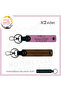 Personal X2 Keychain, Coffee-Pink-Syh, Name Plate 0 (-) Blood Group Written for Motorcycle Lovers