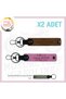 Personal X2 Keychain with Name Plate and 0 (+) Blood Group Written, Coffee-Pink-Gr, for Motorcycle Lovers