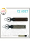 Personalized X2 Keychain, Ash Grey-K Coffee-Sk, for Road Enthusiasts, Name Plate and 0 Rh (+) Blood Group