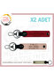 X2 Keychain, Yavruağzı-Red-Sk, Biker Your Loved Ones Name Plate and a Rh (-) Blood Group Written